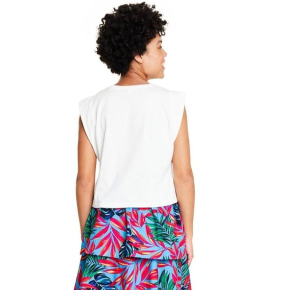 NWT Size XXS Tabitha Brown Hips Thighs & Fries Graphic Tank Top - Picture 2 of 3